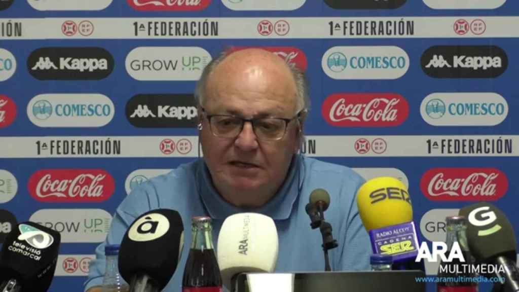 Juan Carlos Ramírez en la rueda de prensa.