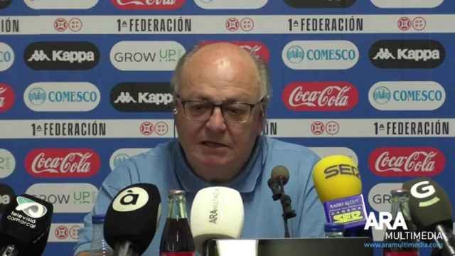 Juan Carlos Ramírez en la rueda de prensa.