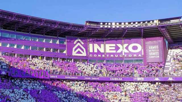 La publicidad de Inexo en el estadio José Zorrilla