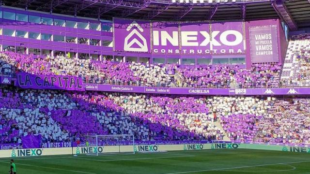 La publicidad de Inexo en el estadio José Zorrilla