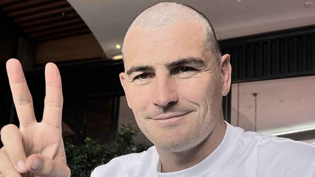 Iker Casillas, en una imagen publicada este lunes en redes sociales.