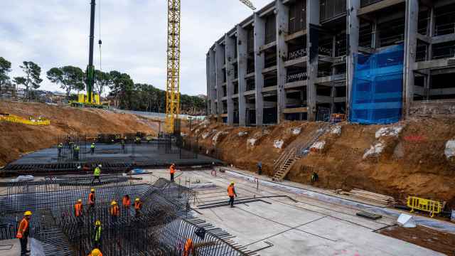 Obras en el Spotify Camp Nou del FC Barcelona