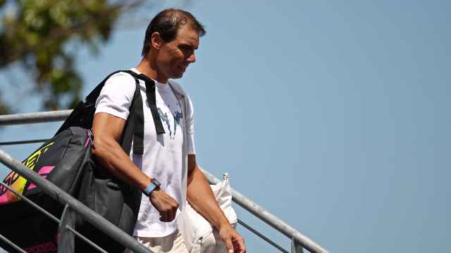 Rafa Nadal, en el Foro Itálico