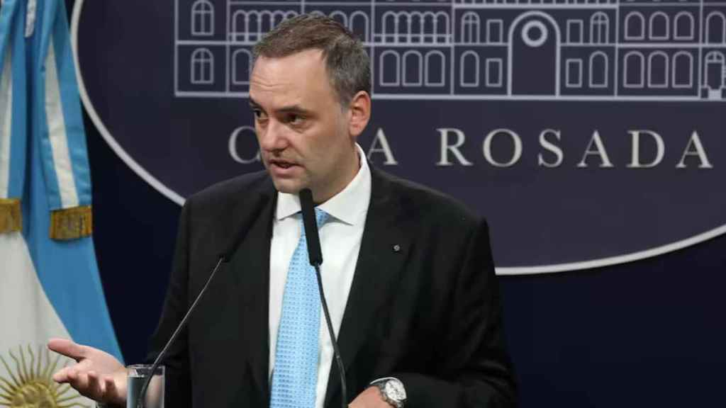 El portavoz de la Presidencia de Argentina, Manuel Adorni.