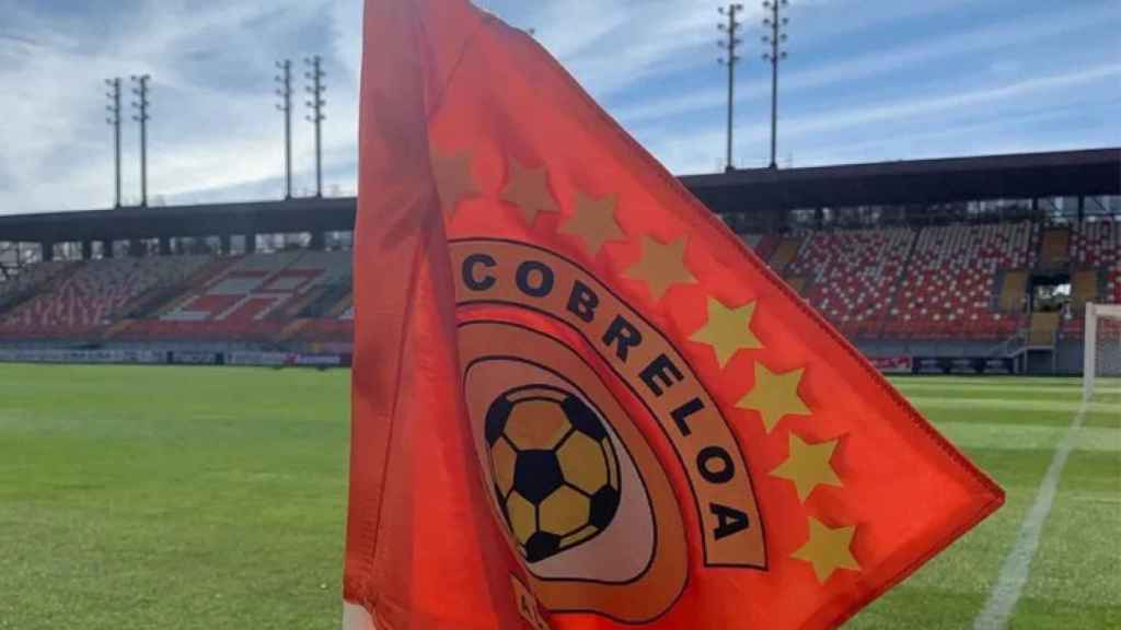 Banderín del club de fútbol chileno, con sede en la ciudad de Calama, Cobreloa.