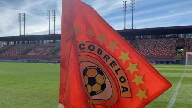 Banderín del club de fútbol chileno, con sede en la ciudad de Calama, Cobreloa.