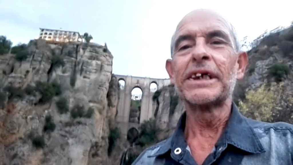 Dinamita Montilla en Ronda en uno de sus vídeos.