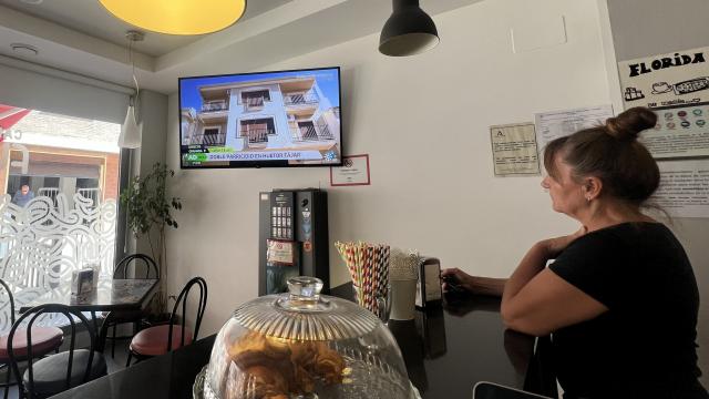 La cafetería Florida fue una de las pocas que permanecieron abiertas durante el luto.