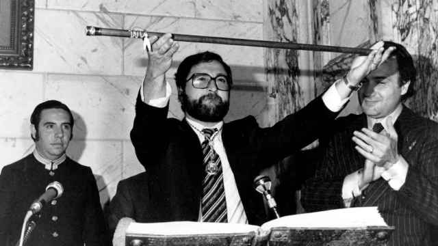 Fernando Martínez Castellano, en su toma de posesión. Efe