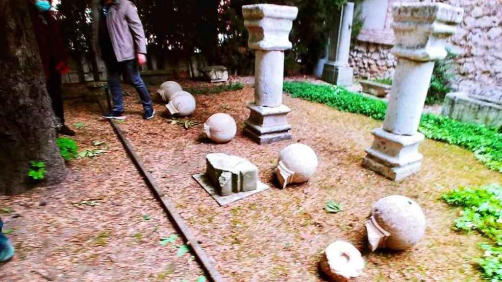 Restos del antiguo espolón