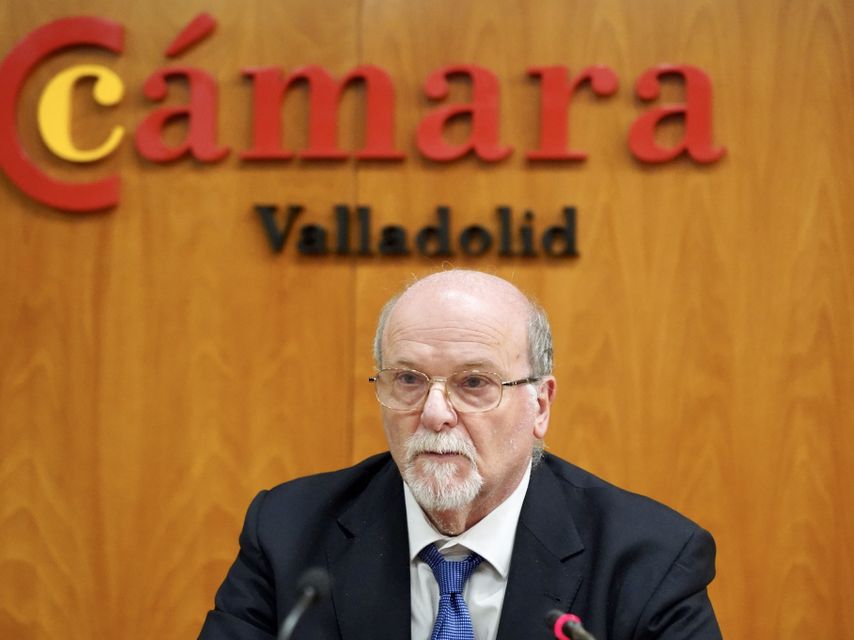 Mario Weitz, consultor argentino del Banco Mundial, participa en un café empresarial en la Cámara de Comercio de Valladolid