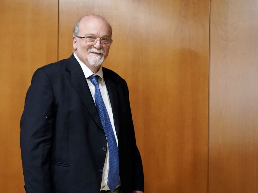 El experto en empresas y negocios internacionales y consultor del Banco Mundial, Mario Weitz, en la Cámara de Comercio e Industria de Valladolid