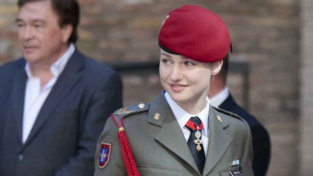 Leonor de Borbón, este martes, 21 de mayo, en Zaragoza.