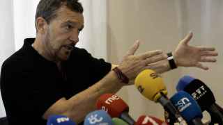 Antonio Banderas, en la rueda de prensa de este martes.