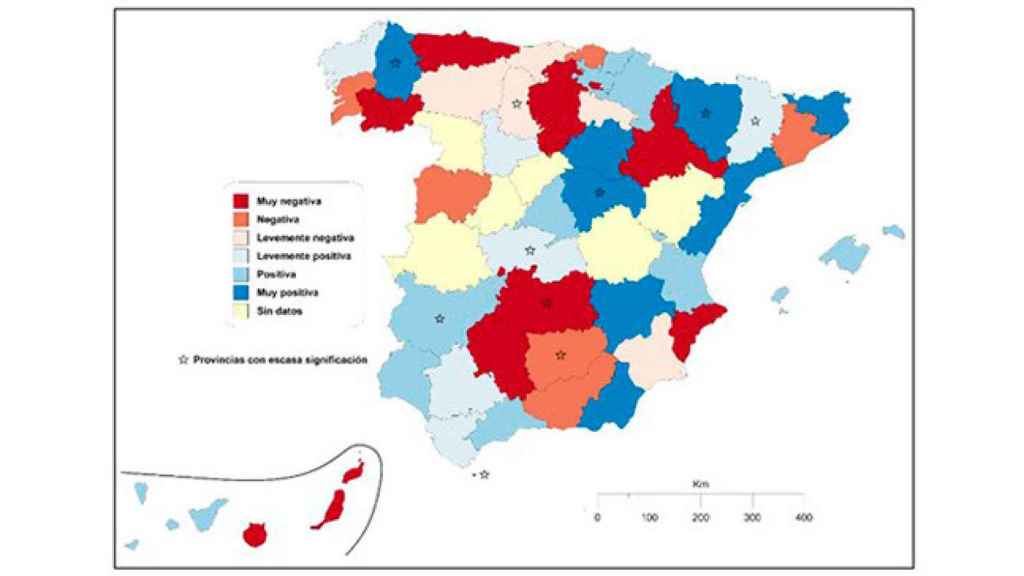 Evolución provincial del éxito futbolístico entre 1960 y 2020
