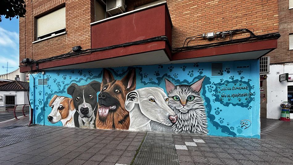Mural 'No al abandono'