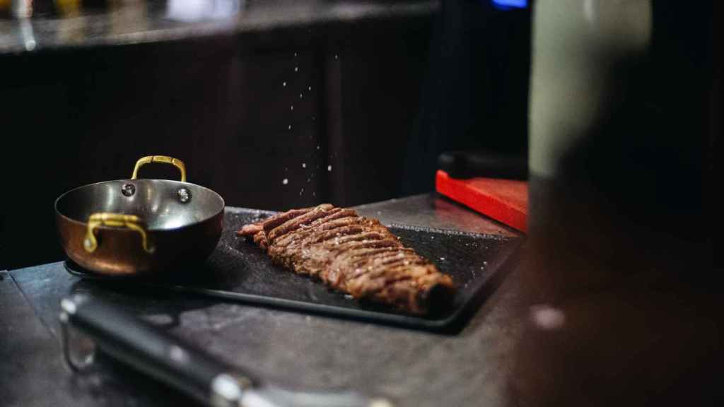 Uno de los cortes de carne con los que trabajan en Pagus.