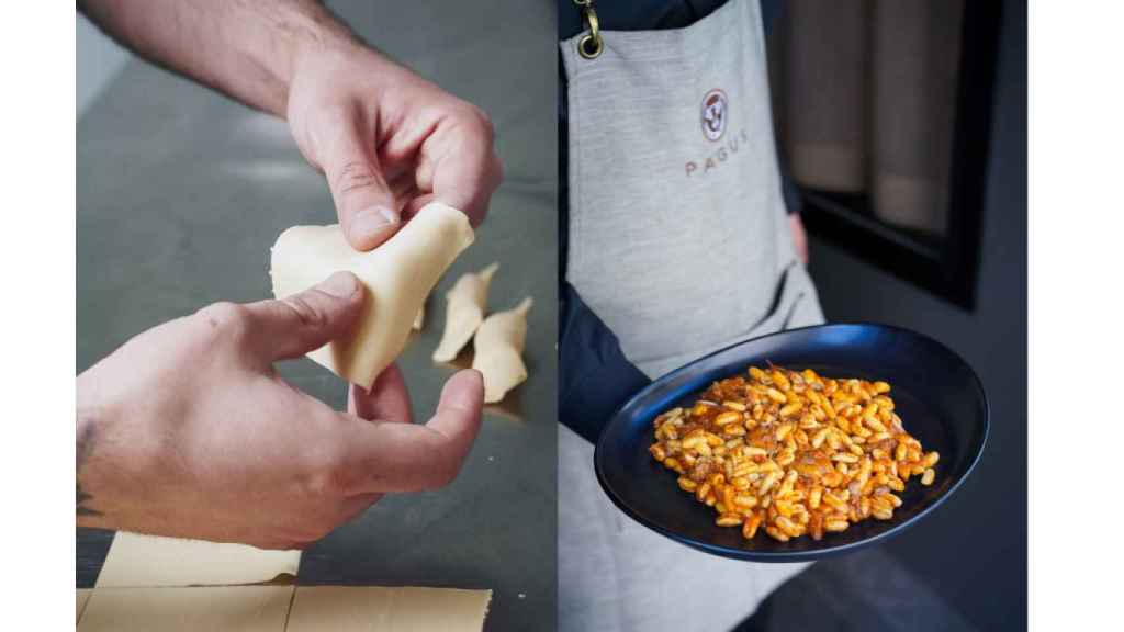 La pasta fresca se elabora diariamente en Pagus.