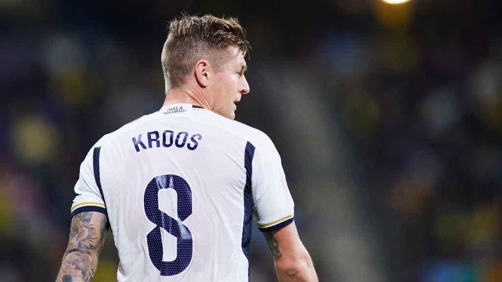 Toni Kroos, con la camiseta del Real Madrid