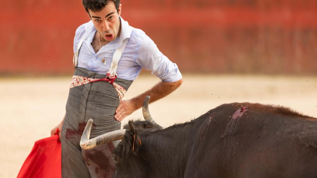 Tomás Rufo en el tentadoero de Alcurrucén en Navalmora de la Mata. Fotos: Javier Longobardo