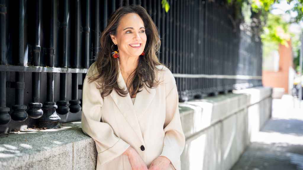 Ana Isabel López-Casero ante el objetivo del fotógrafo.
