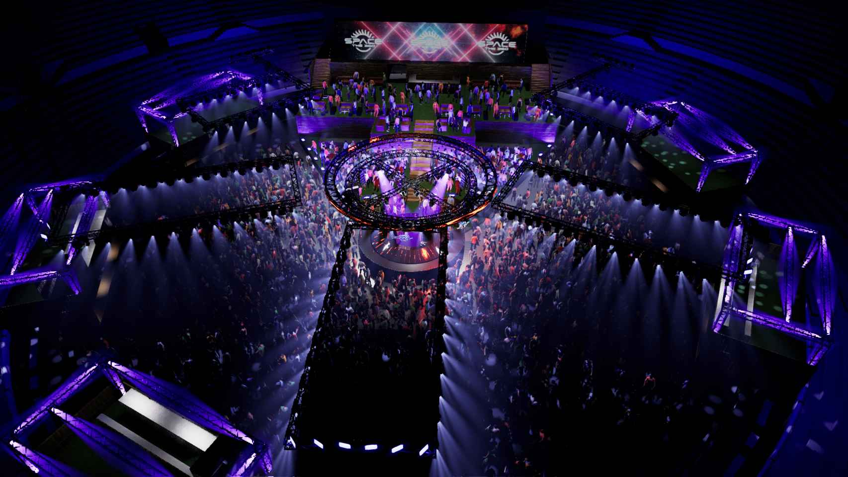 Escenario del Festival Space The 360.