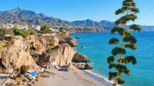 Playa de Maro en Nerja, Málaga.