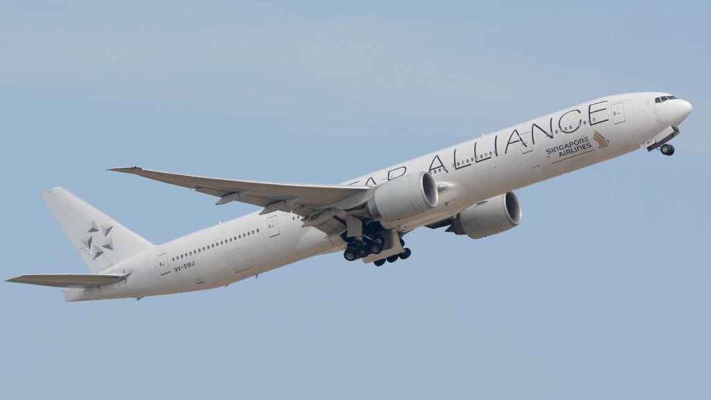 Mismo modelo y librea que el avión de Singapore Airlines que ha experimentado la turbulencia