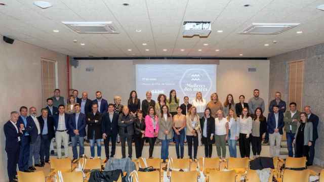Participantes en el evento Mulleres dos mares.