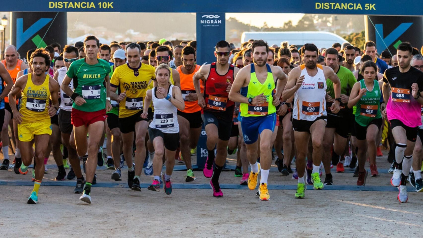 Carrera nocturna de Nigrán.