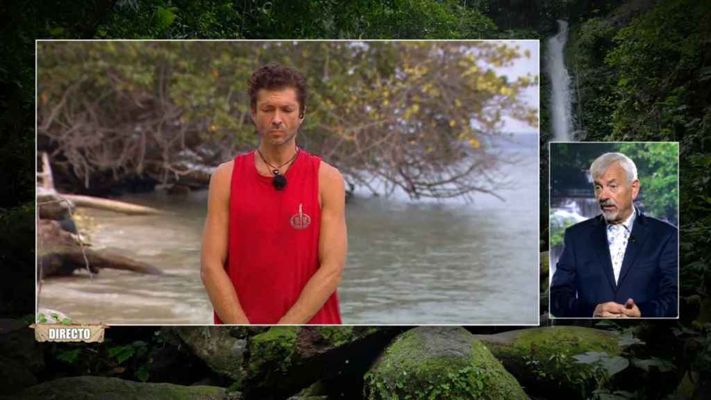 Carlos Sobera habla con Ángel Cristo en 'Supervivientes 2024'