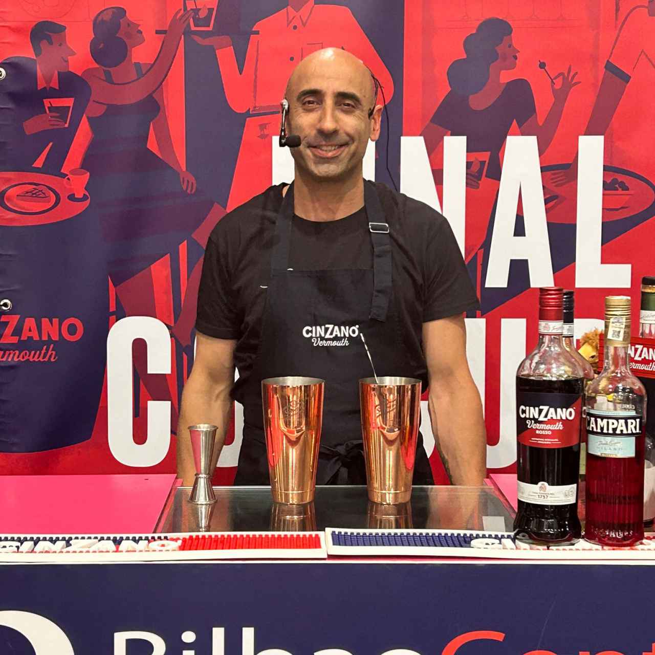 José Ramón González Chato, de Morrocotuda, en la semifinal de 'El Vermut de la Ciudad'.