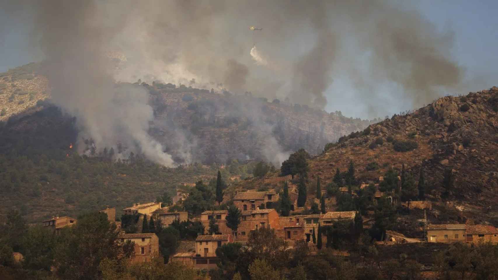 Imagen de archivo de la pedanía de Arteas de Arriba afectada por un incendio