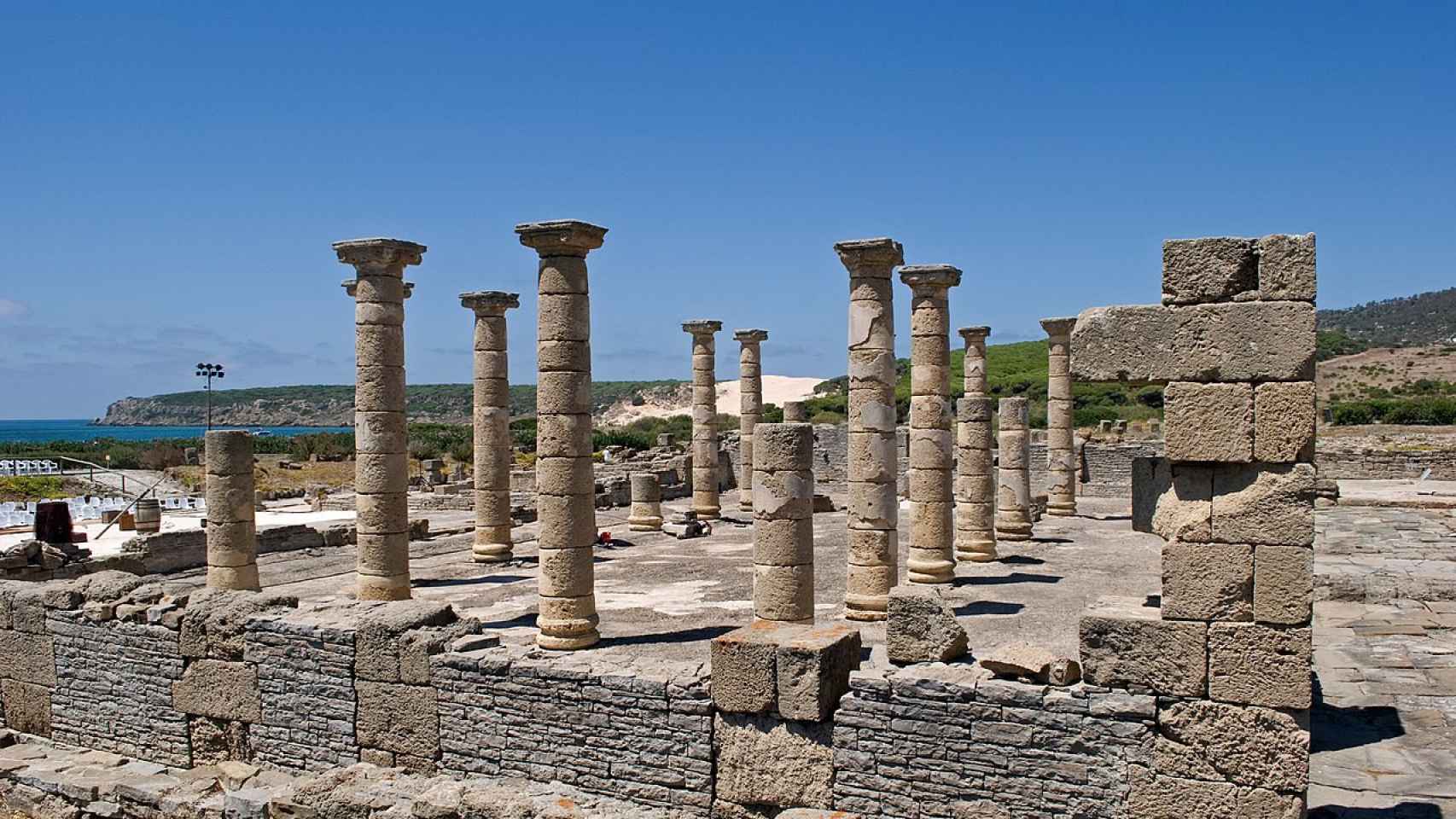 Ruinas de la basílica de Baelo Claudia.