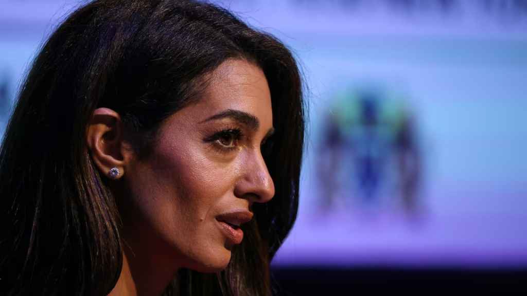 Amal Clooney, el pasado 21 de septiembre en la 78ª Asamblea General de las Naciones Unidas en Nueva York.