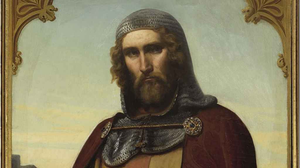 Retrato de Guido Lusignan según el pincel de François-Édouard Picot. 1845.