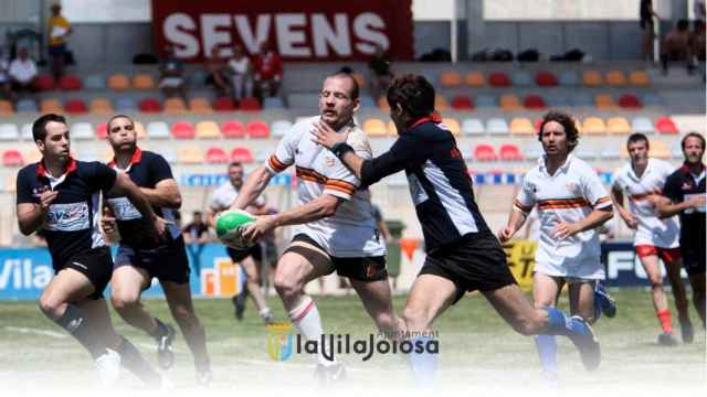 Un partido de la Costa Blanca Rugby Sevens de una edición anterior.
