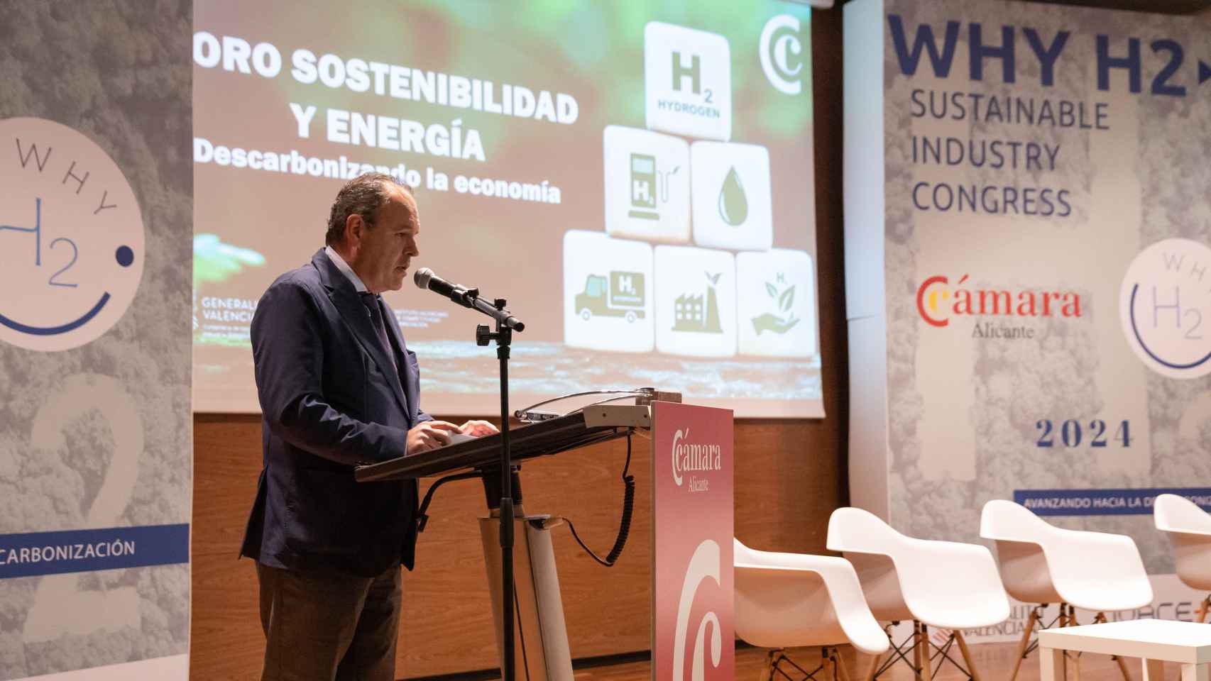 El presidente de la Cámara de Comercio, Carlos Baño.