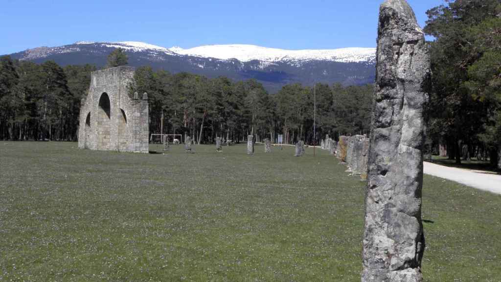 Imagen del campamento de La Nava en Covaleda.