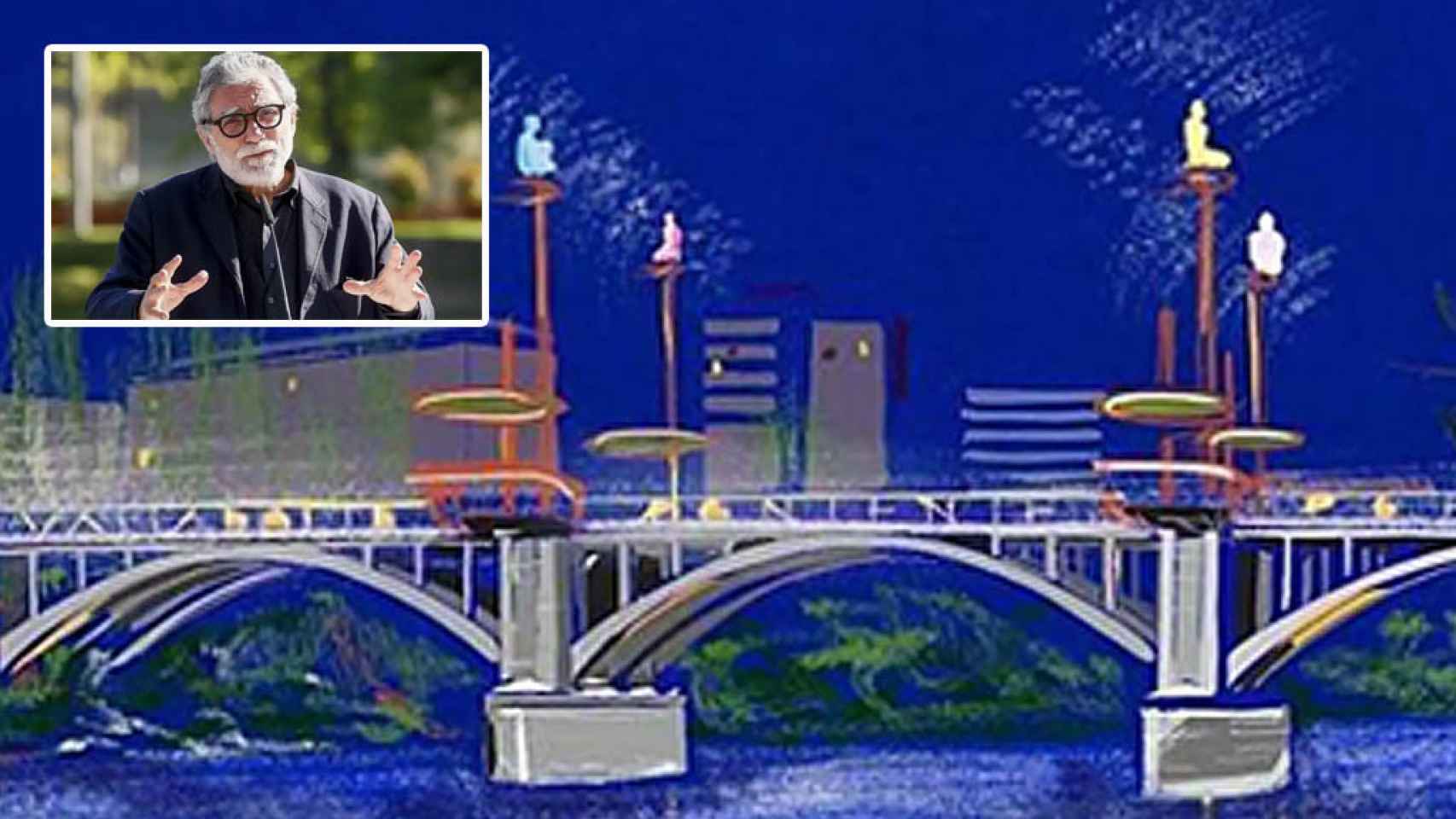 Plensa y el proyecto de puente de Poniente artístico para el puente de Poniente