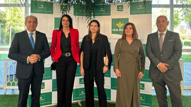 Las tres nuevas consejeras del Consejo Asesor de Caja Rural de Zamora, durante la asamblea de este miércoles