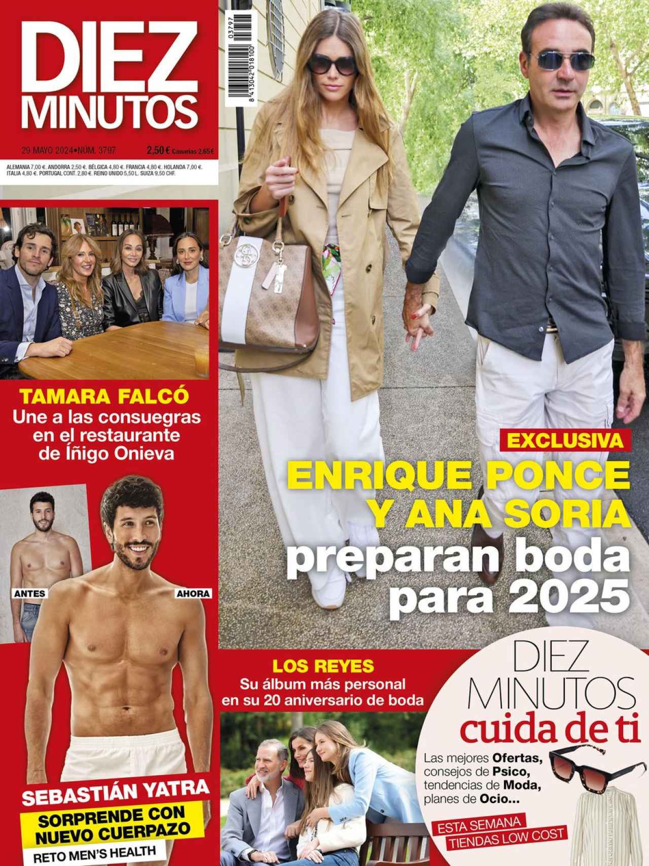 Portada de la revista 'Diez Minutos'. 22 de mayo de 2024.