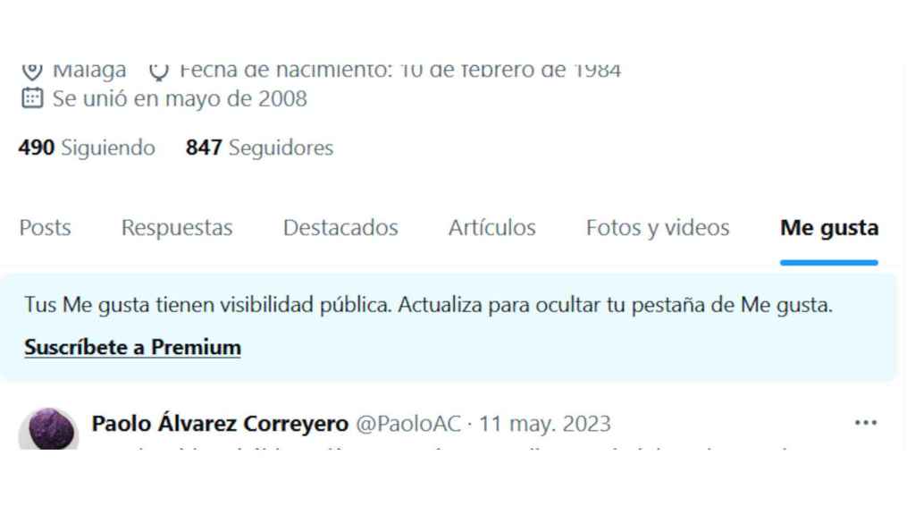 La pestaña de 'Me gusta' desaparecerá de X (Twitter)