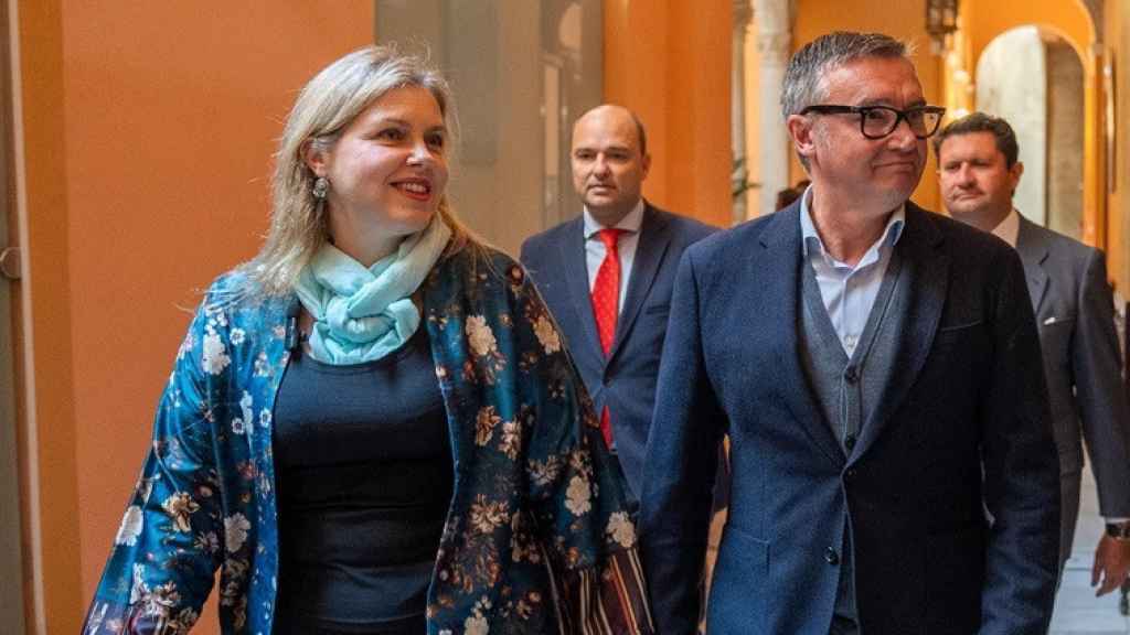 La portavoz de Vox Sevilla, Cristina Peláez, en una imagen de archivo.