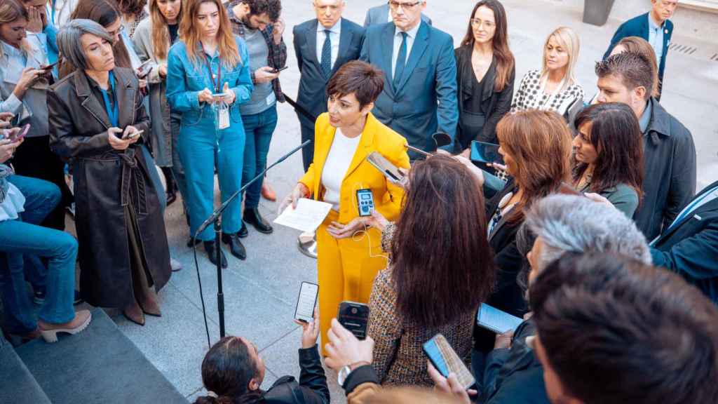La ministra de Vivienda y Agenda Urbana, Isabel Rodríguez, este jueves.