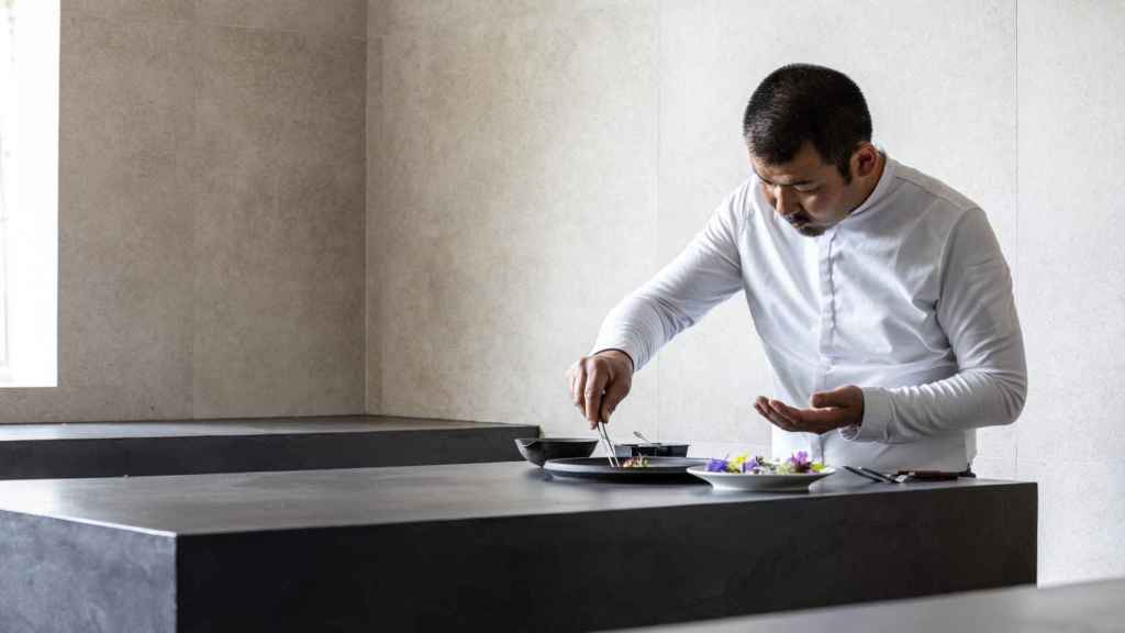 El chef Tetsuro Maeda.