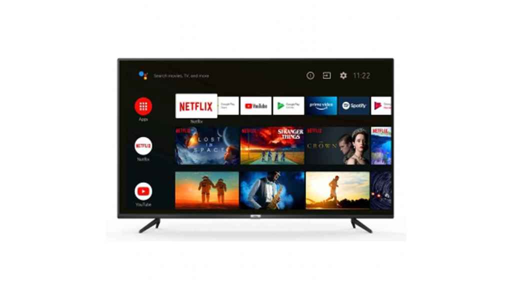 Sistema Google TV de la tele.
