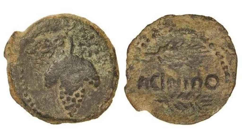 Moneda de Acinipo.