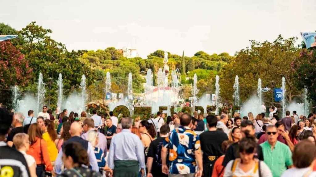 El festival Zaragoza Florece.