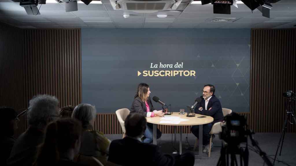 Puri Beltrán y Fernando Garea, durante 'La hora del suscriptor'.